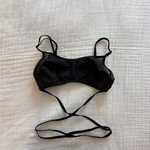 Victoria's Secret Black Lace-Trim Bralette